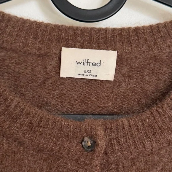 Aritzia Wilfred Luxe Cashmere Sicily Cardigan Size 2XS - Picture 10 of 12